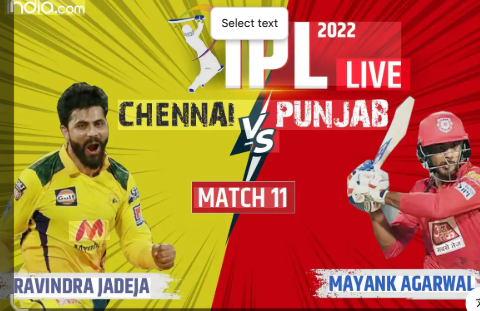 Chennai Super Kings Vs Punjab Kings Match Scorecard